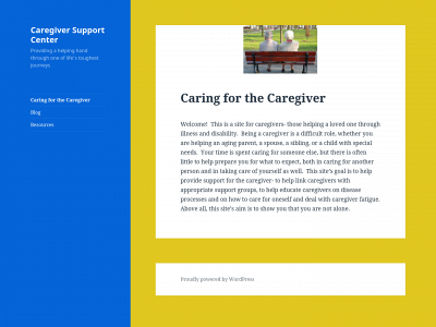caregiversupportcenter.com snapshot