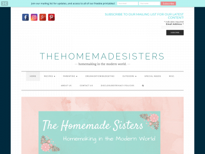 thehomemadesisters.com snapshot