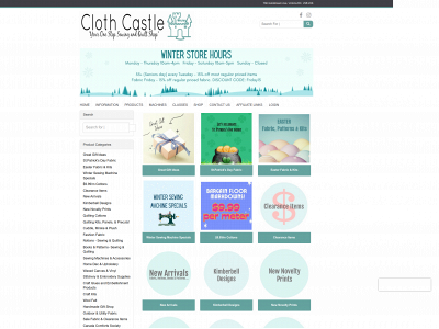 clothcastle.com snapshot