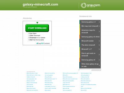 galaxy-minecraft.com snapshot