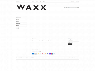 waxxunderwear.be snapshot