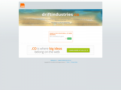 driftindustries.co snapshot