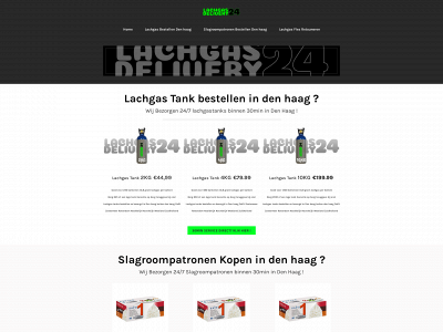 www.lachgasdelivery24.nl snapshot