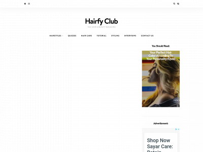 hairfy-club.com snapshot