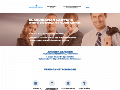 scandinavianlawyers.se snapshot