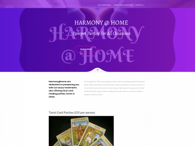 harmonyhomeandevents.co.uk snapshot