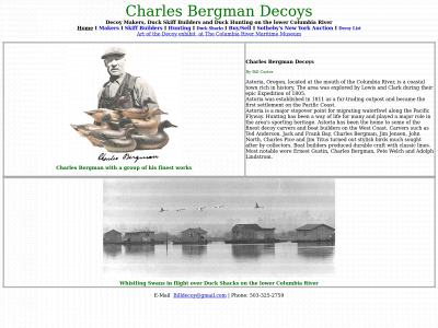 bergman-decoys.com snapshot