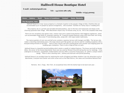 halliwellhouse.co.uk snapshot