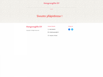 hongronglife.fi snapshot