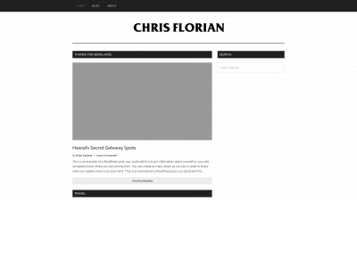 chrisflorian.com snapshot