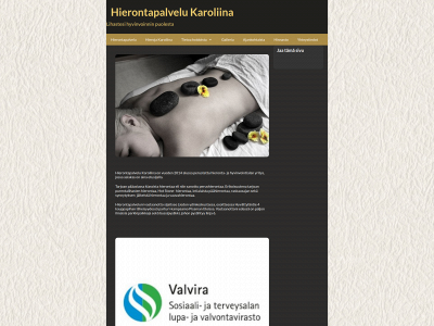 hierontapalvelukaroliina.fi snapshot