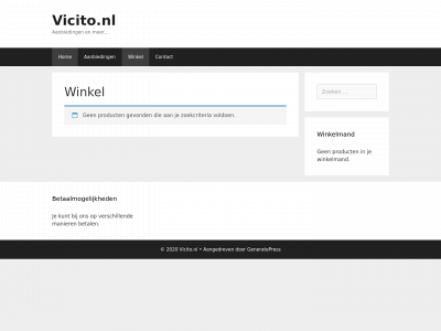vicito.nl snapshot