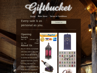 giftbucket.co.uk snapshot