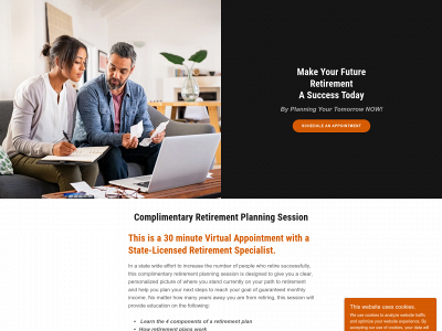 retirementplanappointment.com snapshot