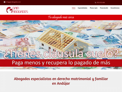 www.gainabogados.es snapshot