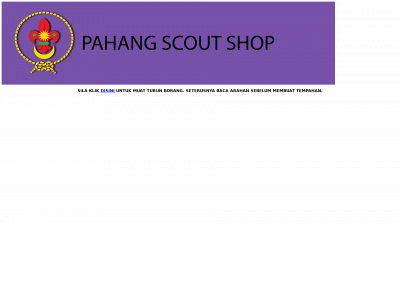 pahangscoutshop.com snapshot