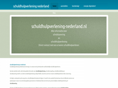 schuldhulpverlening-nederland.nl snapshot