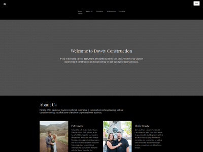 dowtyconstruction.com snapshot