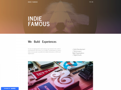 indiefamous.weebly.com snapshot