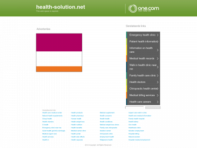 health-solution.net snapshot