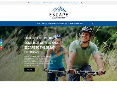 escapeelectricbikes.com snapshot