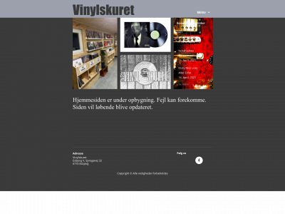vinylskuret.dk snapshot