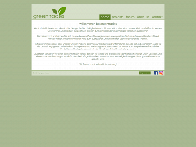 greentrades.eu snapshot