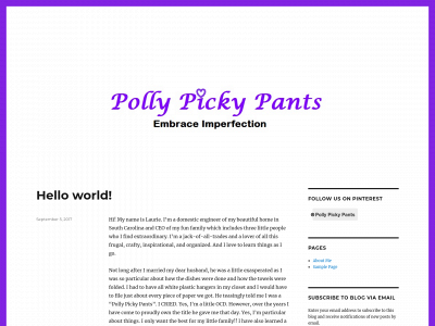 pollypickypants.com snapshot