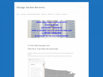 storageauctionrecovery.com snapshot