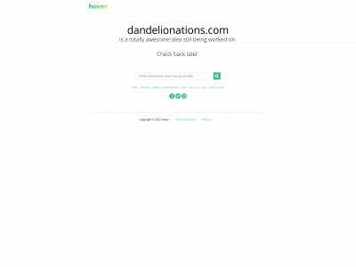 dandelionations.com snapshot