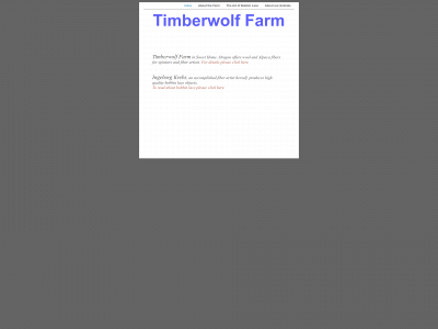 timberwolffarm.com snapshot