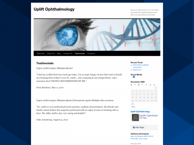 upliftophthalmology.com snapshot