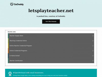 letsplayteacher.net snapshot