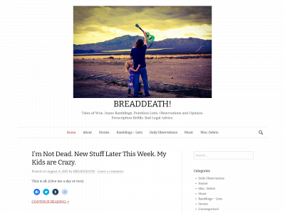 breaddeath.com snapshot