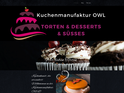 kuchenmanufaktur-owl.de snapshot