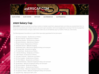 49erscap.com snapshot