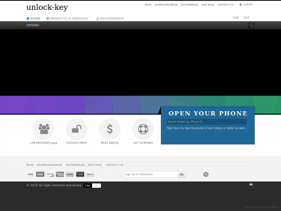unlock-key.com snapshot