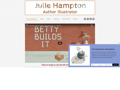 juliehampton.com snapshot