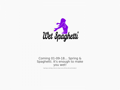 wetspaghetti.com.au snapshot