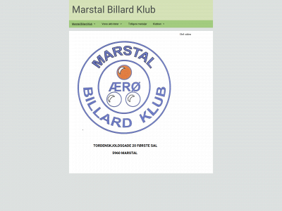 marstalbillardklub.dk snapshot