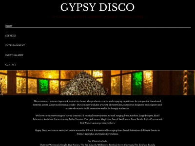 gypsydisco.co.uk snapshot