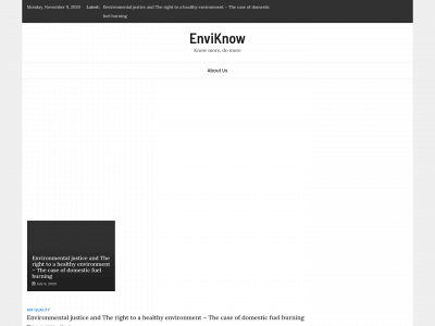 enviknow.com snapshot