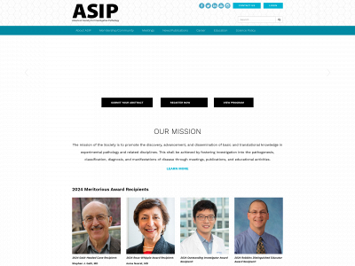 asip.org snapshot