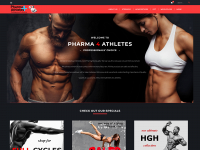 pharma4athletes.com snapshot