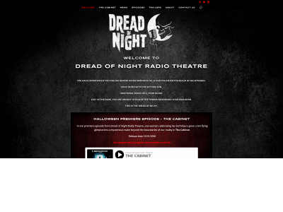 dreadofnightradio.com snapshot