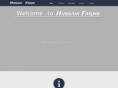 hussainfarms.com snapshot