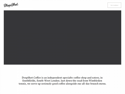 dropshotcoffee.co.uk snapshot