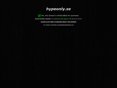 hypeonly.se snapshot