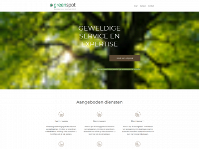 greenspot.be snapshot