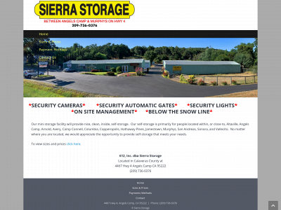 sierra-storage.com snapshot